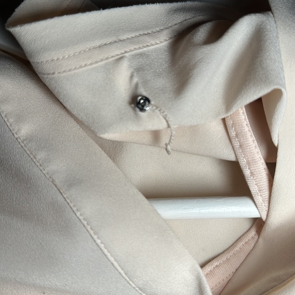 Soft Surroundings Cream Tunic Blouse Flowy Split Sleeves Matching Camisole too - Picture 10 of 10